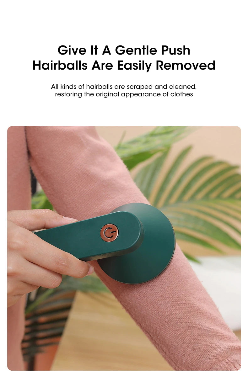 Electric Lint Remover – USB Rechargeable Fabric Hair Trimmer