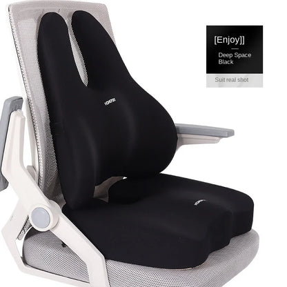 Memory Foam Seat & Backrest Cushion – Orthopedic Support