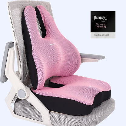 Memory Foam Seat & Backrest Cushion – Orthopedic Support