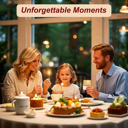 Rotating Bear Cake Ring Box – Pop-Up Jewelry Gift with Candle