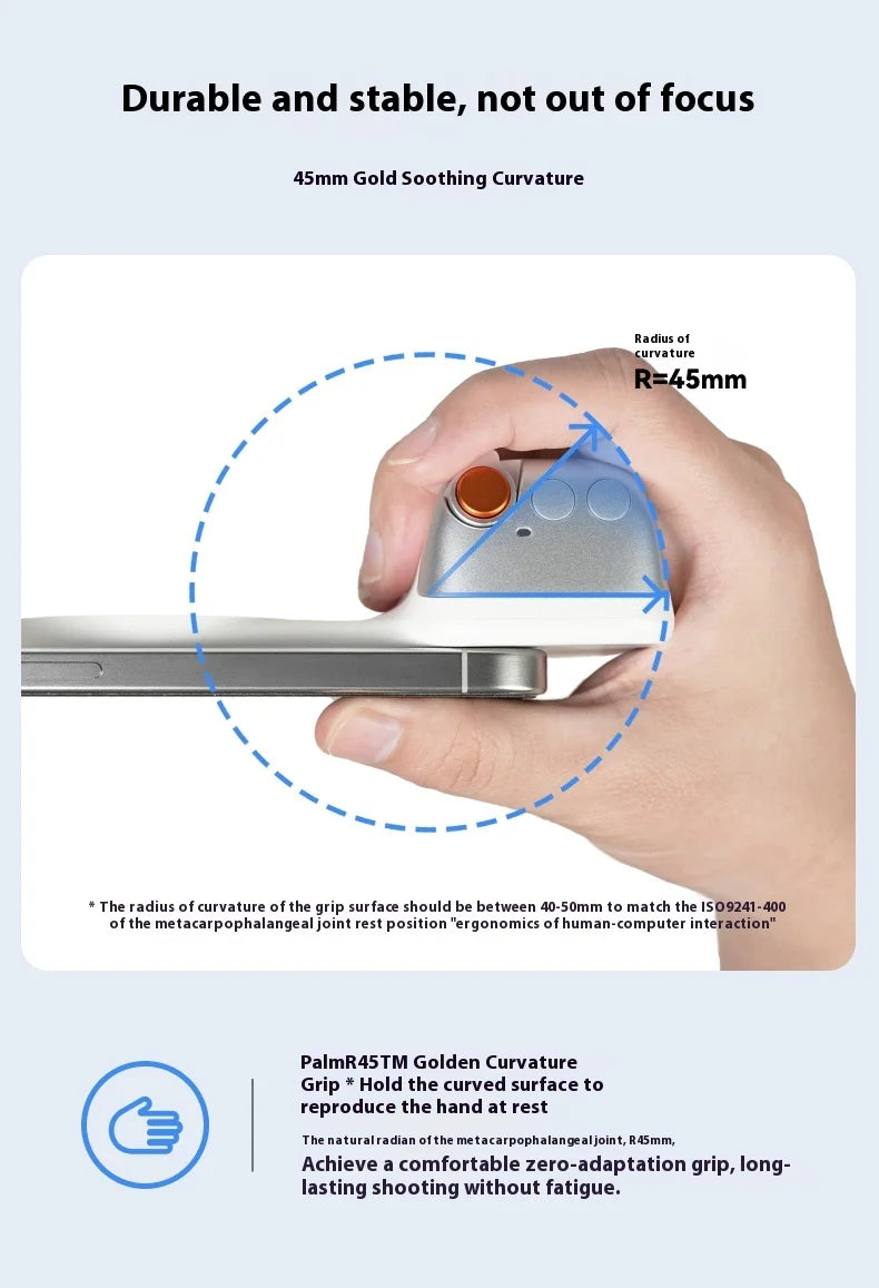 Magnetic Phone Camera Hand Grip – Detachable Remote