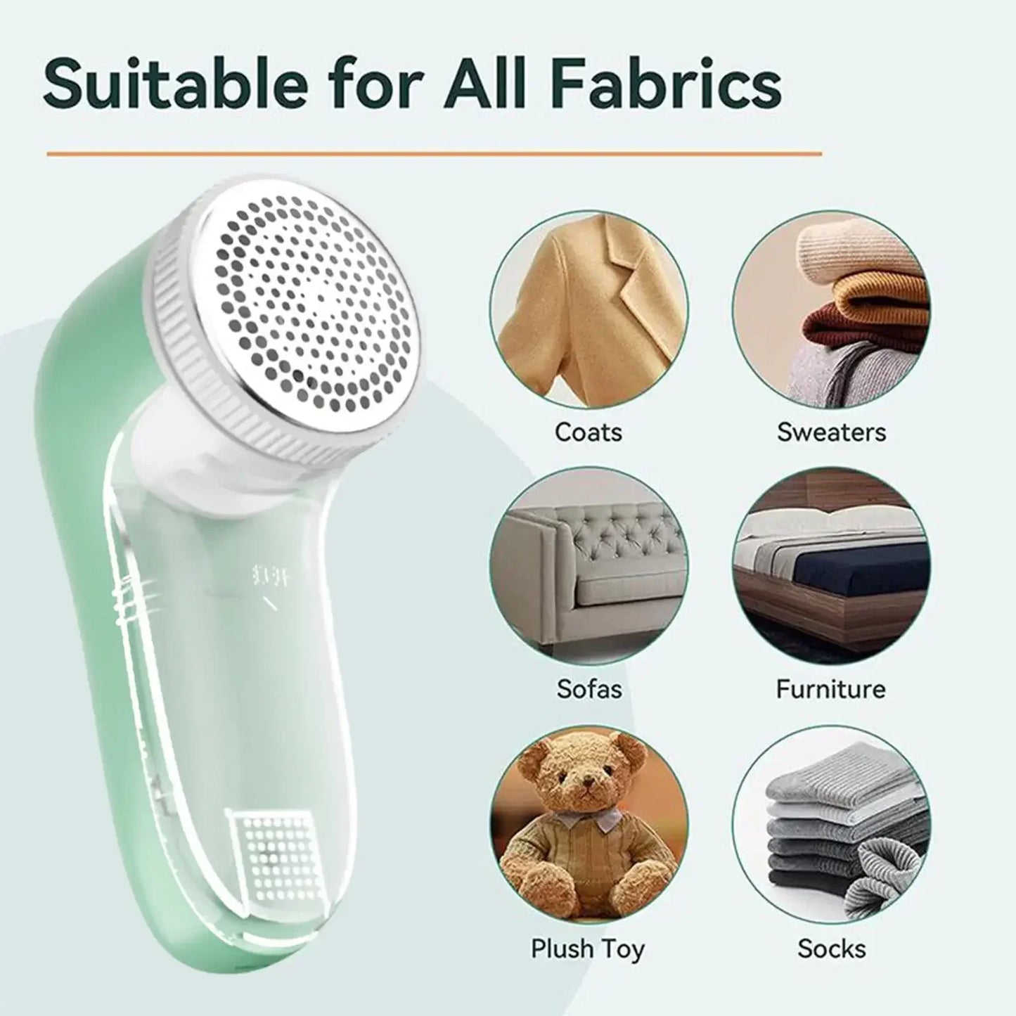 Electric Lint & Pet Hair Remover – Clothes Cleaning Roller
