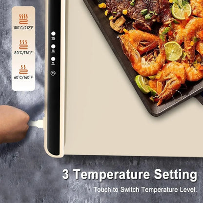 Foldable Electric Warming Tray – Portable Food Warmer