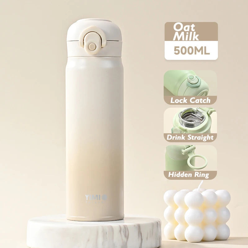 Stainless Steel Vacuum Tumbler – Portable Thermal Water Bottle