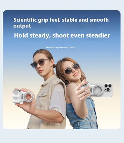 Magnetic Phone Camera Hand Grip – Detachable Remote