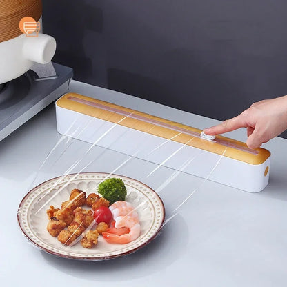 2-in-1 Plastic Wrap & Foil Dispenser with Cutter