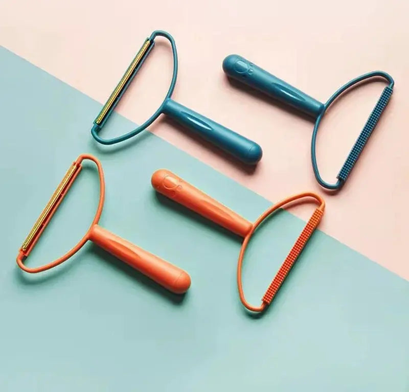 Portable Clothes Lint Roller – Fabric & Pet Hair Remover