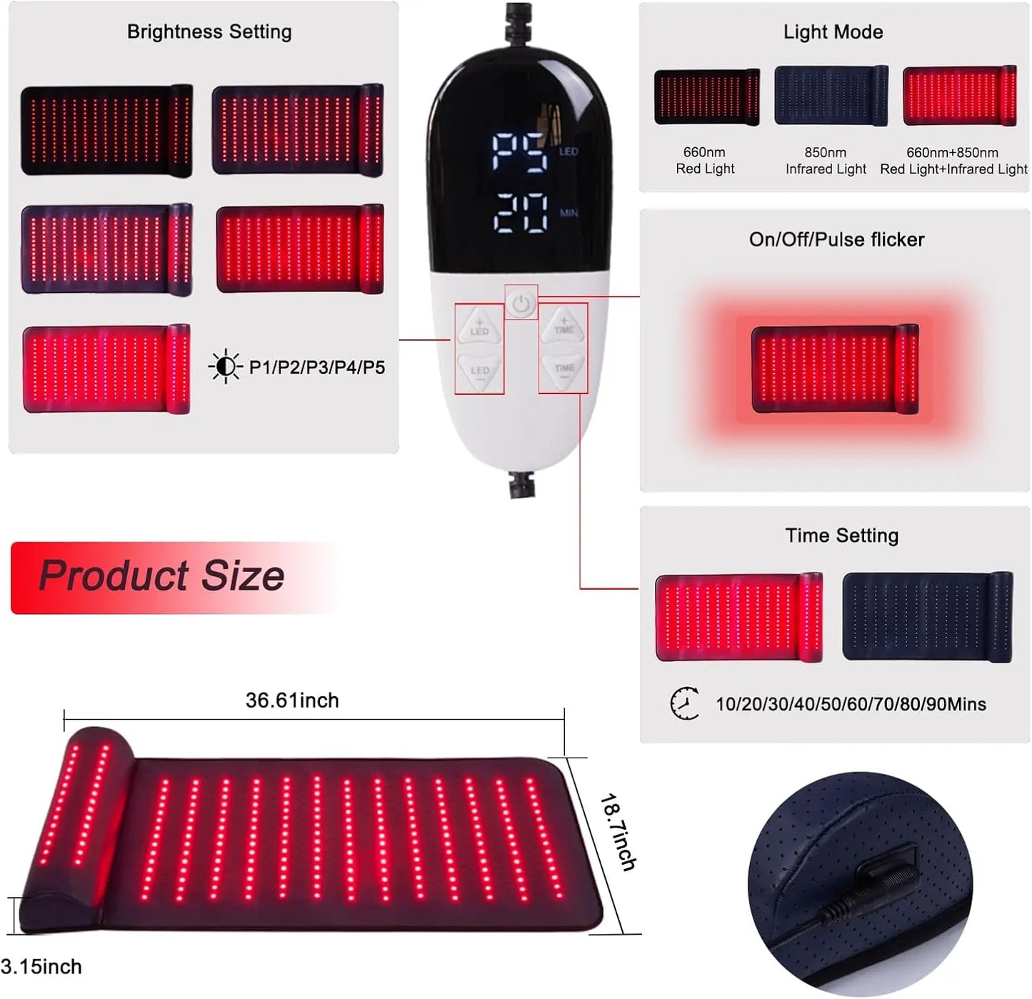 Red Light Therapy Mat – Full Body Pain Relief