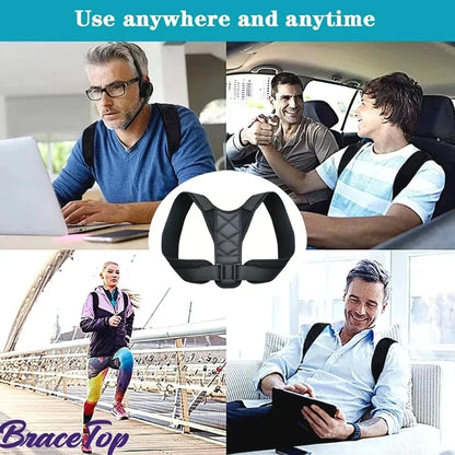 Back Posture Correction Belt Hunchback Corrector* Adult Men and Women Sitting Posture* Correction Belt Shoulder Straight Back*
