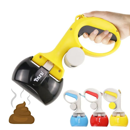 Portable Dog Pooper Scooper – Outdoor Pet Waste Collector & Poop Bag Picker