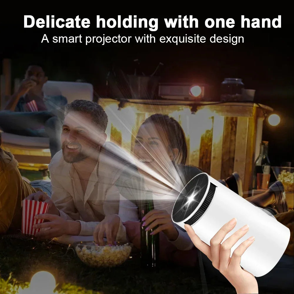 2025 HY300PRO Mini Projector – Portable 1080P/4K Android Smart Projector with WiFi & Bluetooth