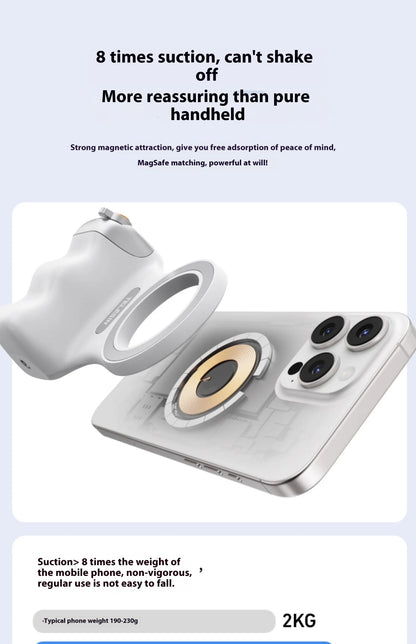 Magnetic Phone Camera Hand Grip – Detachable Remote