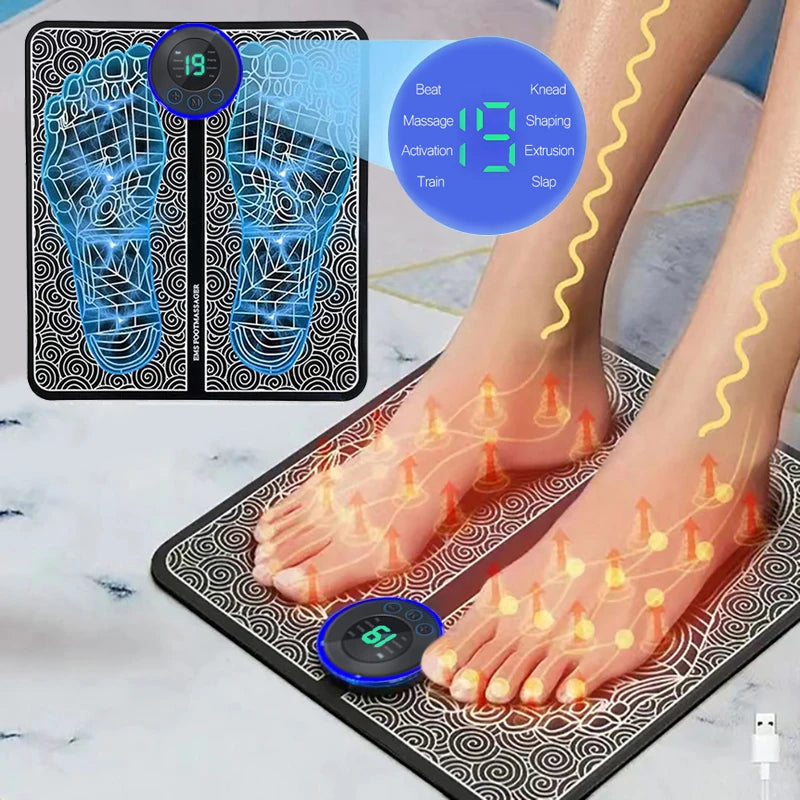 Electric Foot Massager Pad – Muscle Relaxation & Fitness