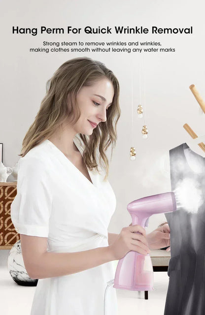 1500W Handheld Garment Steamer For Clothes 330ml Portable Household Fabric Small Electric Steam Iron Machine For Home Travel Use