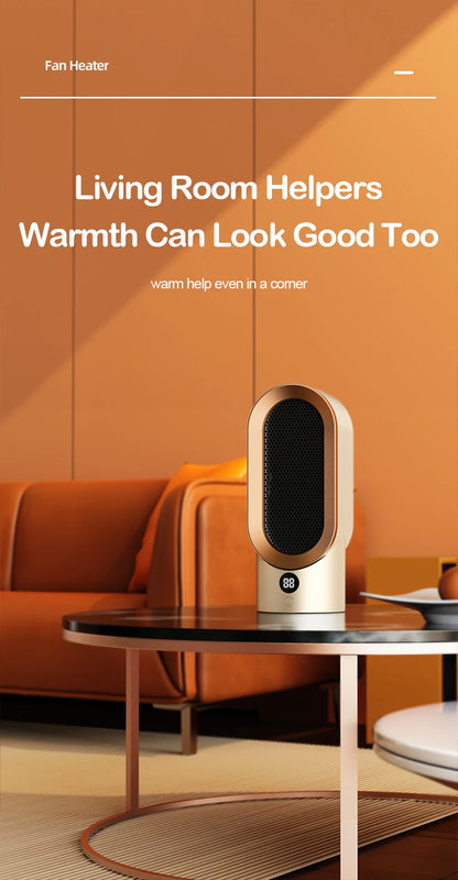 Portable Mini Electric Heater – PTC Ceramic Fan Heater