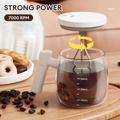 Electric Self-Stirring Coffee Cup