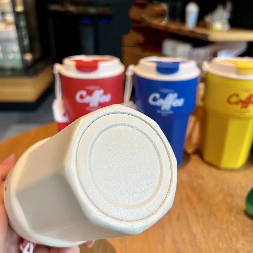 Double Stainless Steel Travel Mug – 420/620ml Portable Vacuum Tumbler