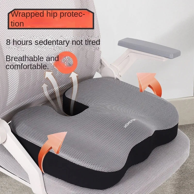 Memory Foam Seat & Backrest Cushion – Orthopedic Support