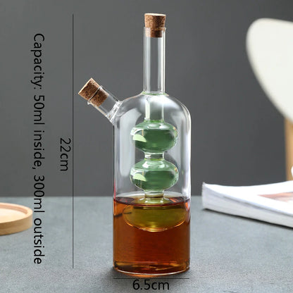 2-in-1 Double Layer oil dispenser Bottle