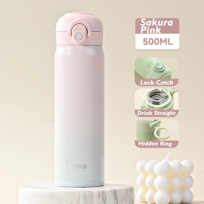 Stainless Steel Vacuum Tumbler – Portable Thermal Water Bottle