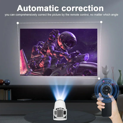 2025 HY300PRO Mini Projector – Portable 1080P/4K Android Smart Projector with WiFi & Bluetooth