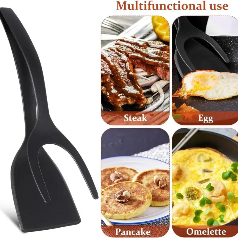 Silicone Grip Flip Tongs
