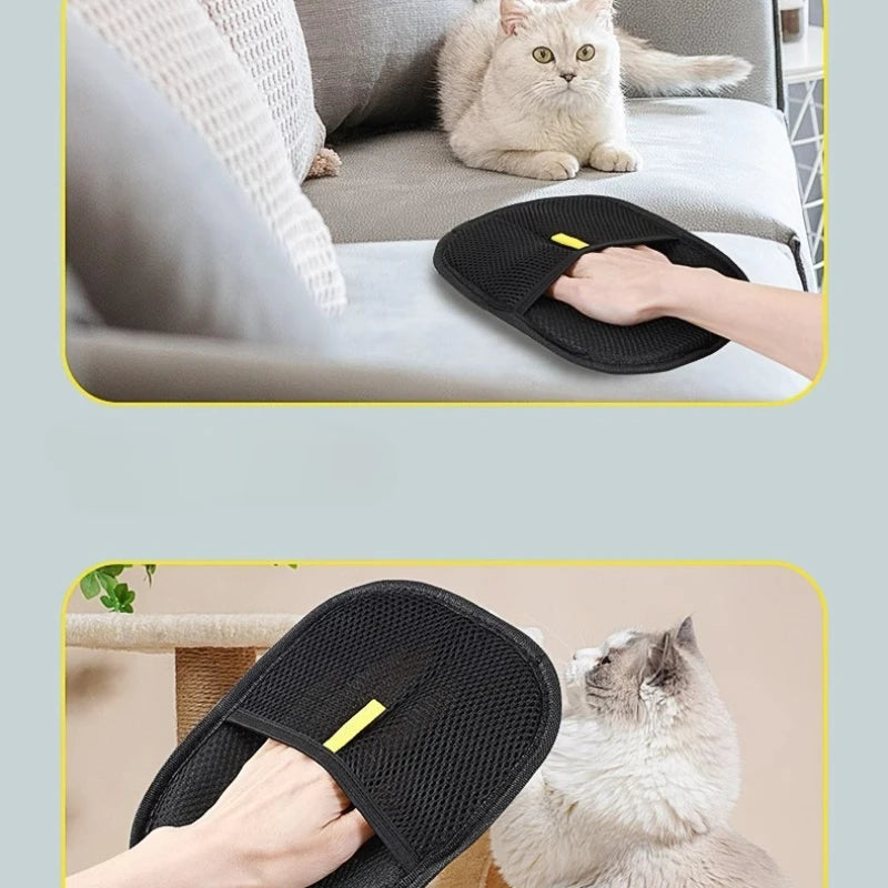 Pet Hair Remover Portable Washable Clothes Hair Dehairing Gloves