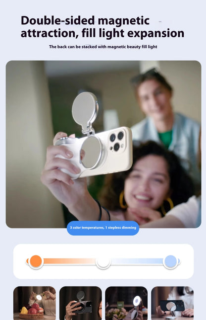 Magnetic Phone Camera Hand Grip – Detachable Remote