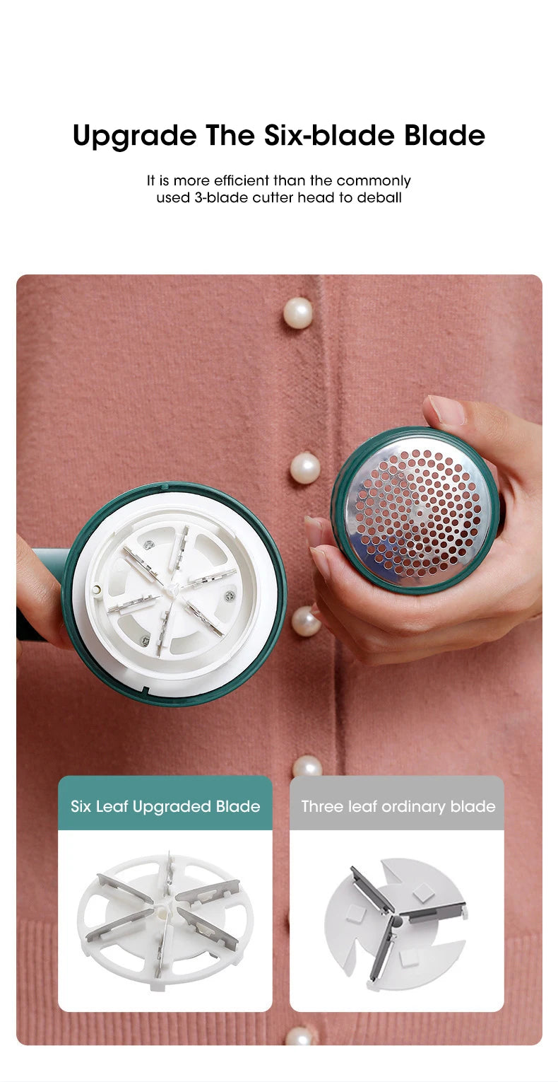 Electric Lint Remover – USB Rechargeable Fabric Hair Trimmer