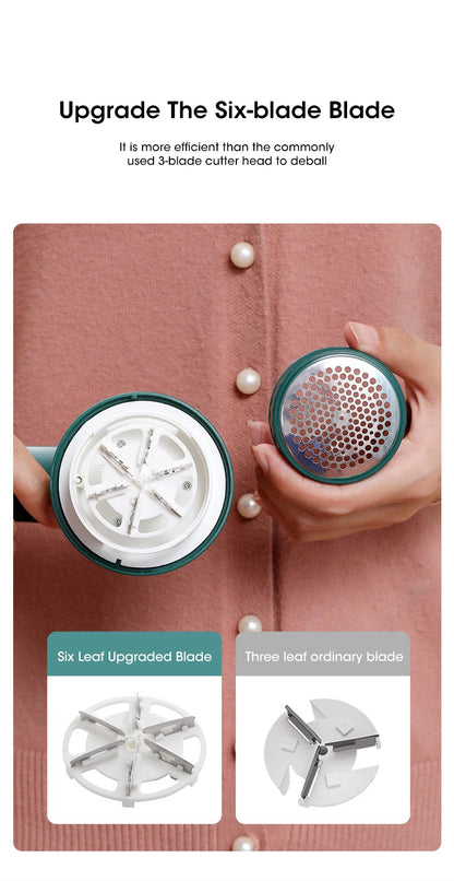 Electric Lint Remover – USB Rechargeable Fabric Hair Trimmer