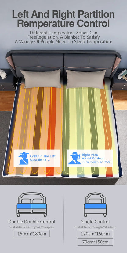 220V Electric Heating Blanket – Thermal Body Warmer
