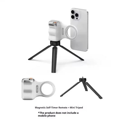 Magnetic Phone Camera Hand Grip – Detachable Remote