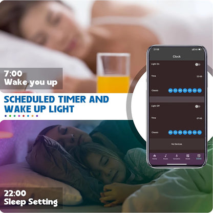 RGB LED Strip Lights – App Controlled Flexible Room Lighting