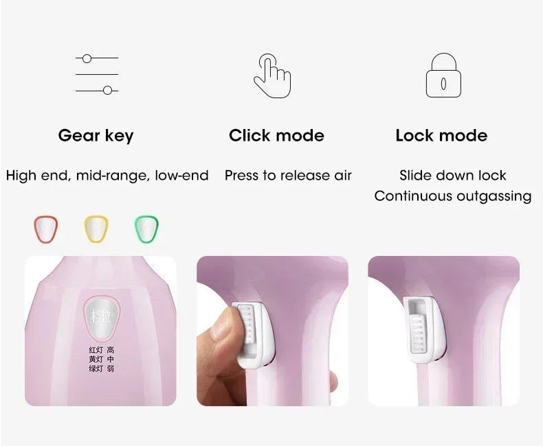 1500W Handheld Garment Steamer For Clothes 330ml Portable Household Fabric Small Electric Steam Iron Machine For Home Travel Use