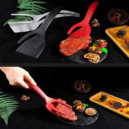 Silicone Grip Flip Tongs