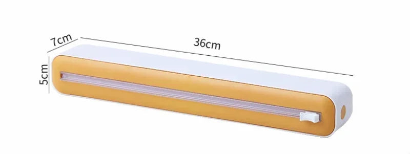 2-in-1 Plastic Wrap & Foil Dispenser with Cutter