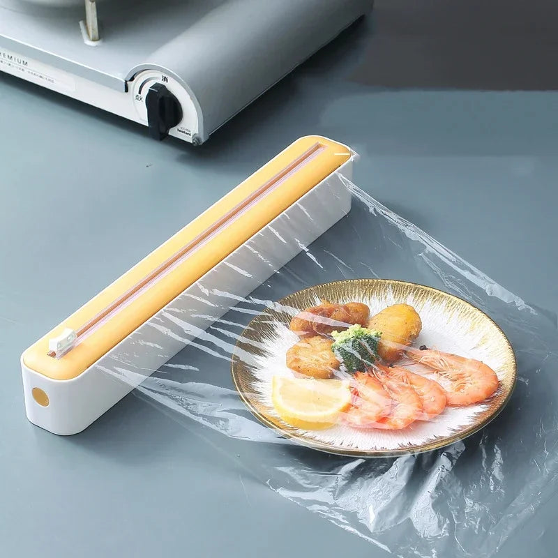 2-in-1 Plastic Wrap & Foil Dispenser with Cutter