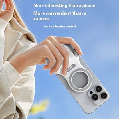 Magnetic Phone Camera Hand Grip – Detachable Remote