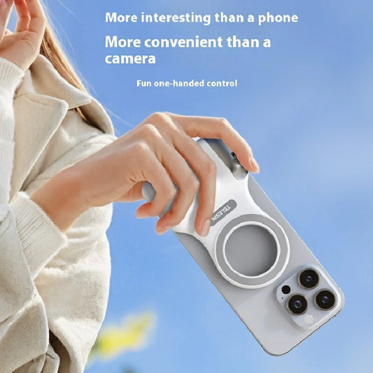 Magnetic Phone Camera Hand Grip – Detachable Remote