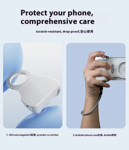 Magnetic Phone Camera Hand Grip – Detachable Remote