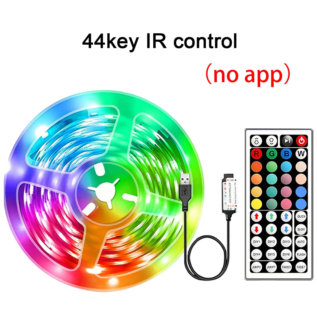 RGB LED Strip Lights – App Controlled Flexible Room Lighting