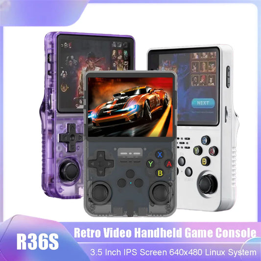 R36S Retro Handheld Game Console