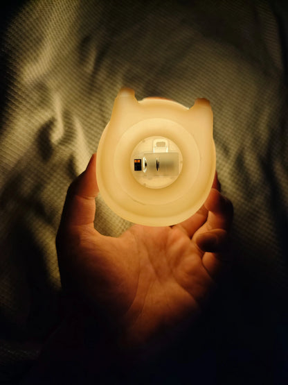Cute Capybara Night Light – Silicone Cartoon Lamp