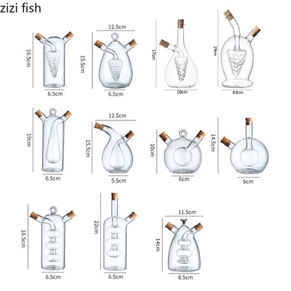 2-in-1 Double Layer oil dispenser Bottle