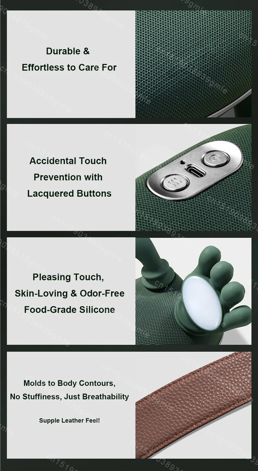 Heated Neck & Shoulder Massager – Electric Deep-Kneading Muscle Relief