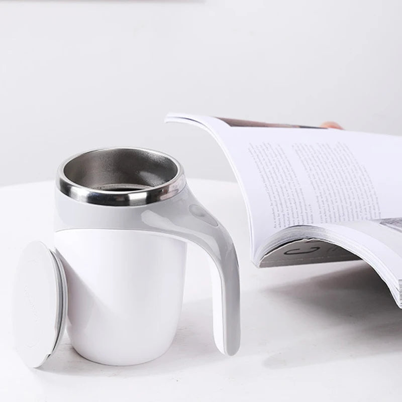 Automatic Self-Stirring Mug – Rechargeable Magnetic Coffee Cup