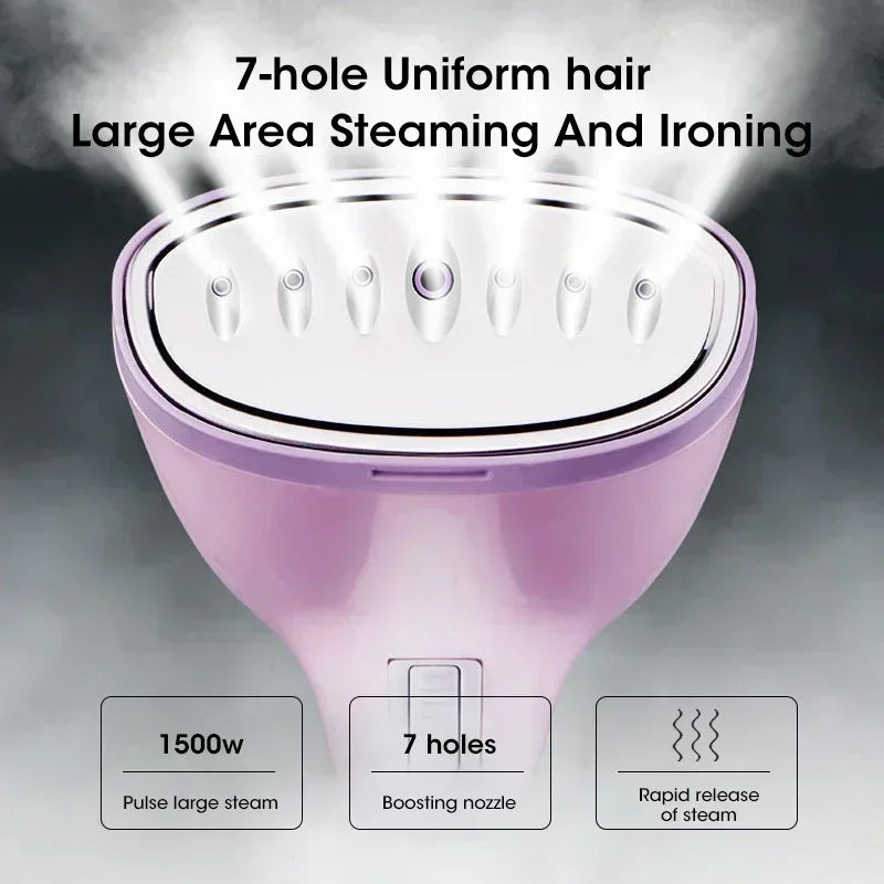 1500W Handheld Garment Steamer For Clothes 330ml Portable Household Fabric Small Electric Steam Iron Machine For Home Travel Use