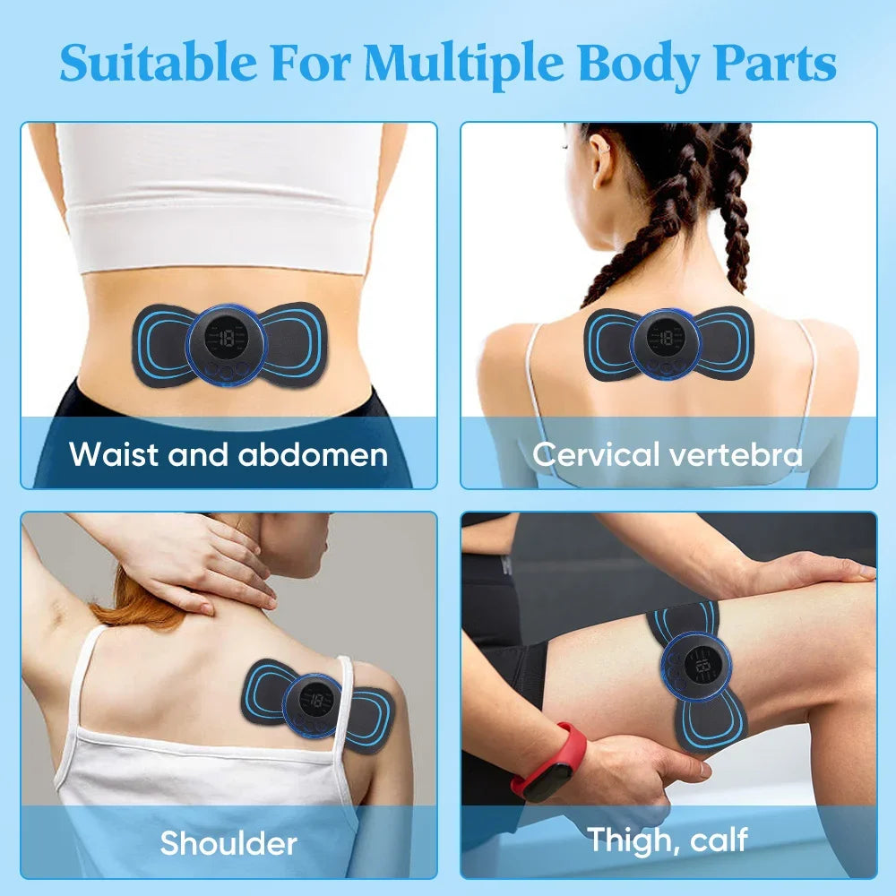 Electric EMS Neck & Muscle Massager – Mini Pain Relief Device