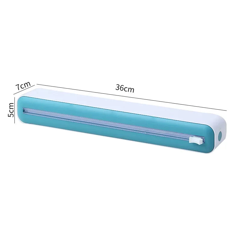 2-in-1 Plastic Wrap & Foil Dispenser with Cutter